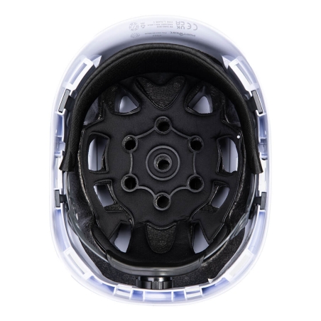 Casque alpiniste ventilé travaux en hauteur et escalade Blanc – Portwest PS73