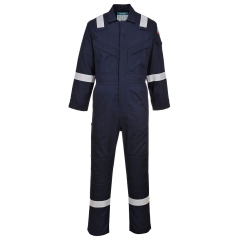 Combinaison de travail légère ignifugée antistatique 280g Marine – Portwest FR28