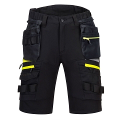 Bermuda de travail holster poches amovibles stretch 4X Noir – Portwest DX444