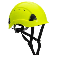 Casque alpiniste ventilé travaux en hauteur et escalade Jaune – Portwest PS73