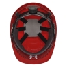 Casque de chantier à visière rétractable Endurance Plus Rouge – Portwest PW54