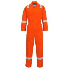 Combinaison de travail légère ignifugée antistatique 280g Orange – Portwest FR28