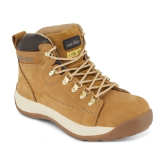 Mi-brodequin de sécurité en nubuck SB HRO Miel – Portwest FW31