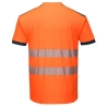 T-shirt haute visibilité bandes segmentées classe 2 Orange/marine – Portwest T181