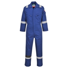 Combinaison de travail légère ignifugée antistatique 280g Bleu royal – Portwest FR28