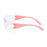 Lunette de protection enveloppante monobloc légère Incolore/oran hv – Portwest PW32