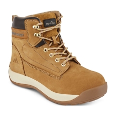 Chaussure mi-haute cuir nubuck embout acier S3 HRO Miel – Portwest FW32