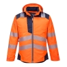 Parka haute visibilité hiver isolante classe 3 Orange/marine – Portwest T400
