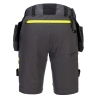 Bermuda de travail holster poches amovibles stretch 4X Gris métal – Portwest DX444