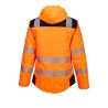 Parka haute visibilité hiver isolante classe 3 Orange/marine – Portwest T400