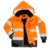 Blouson bomber haute visibilité 3-en-1 bicolore classe 3 Orange/marine – Portwest C465