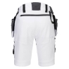 Bermuda de travail holster poches amovibles stretch 4X Blanc – Portwest DX444