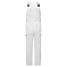 Cotte à bretelles stretch multipoches avec genouillères Blanc – Portwest CD850