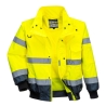Blouson bomber haute visibilité 3-en-1 bicolore classe 3 Jaune/marine – Portwest C465