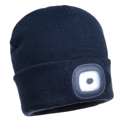 Bonnet acrylique avec éclairage LED rechargeable USB Marine – Portwest B029
