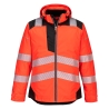 Parka haute visibilité hiver isolante classe 3 Rouge/noir – Portwest T400