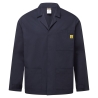 Veste de laboratoire antistatique ESD boutons pressions Marine – Portwest AS18