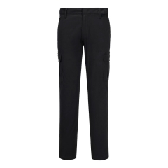 Pantalon de travail slim stretch multipoches Noir – Portwest S231