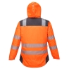 Parka haute visibilité hiver isolante classe 3 Orange/gris – Portwest T400