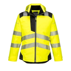 Parka haute visibilité hiver isolante classe 3 Jaune/noir – Portwest T400