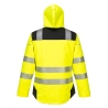 Parka haute visibilité hiver isolante classe 3 Jaune/noir – Portwest T400