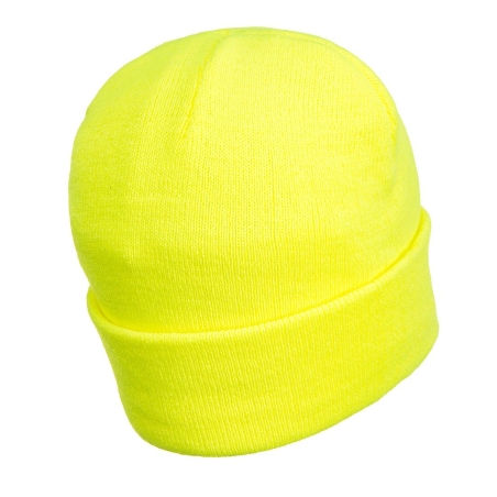 Bonnet acrylique avec éclairage LED rechargeable USB Jaune – Portwest B029
