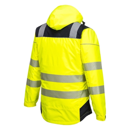 Parka haute visibilité hiver isolante classe 3 Jaune/noir – Portwest T400