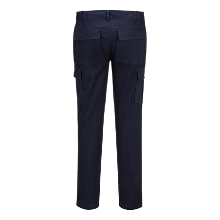 Pantalon de travail slim stretch multipoches Marine – Portwest S231NVR