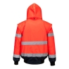 Blouson bomber haute visibilité 3-en-1 bicolore classe 3 Rouge/marine – Portwest C465