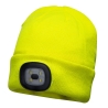 Bonnet acrylique avec éclairage LED rechargeable USB Jaune – Portwest B029