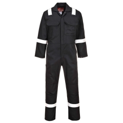 Combinaison de travail ignifugée haute visibilité FR Bizweld Iona Noir – Portwest BIZ5