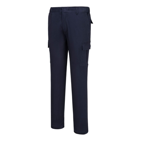 Pantalon de travail slim stretch multipoches Marine – Portwest S231NVR