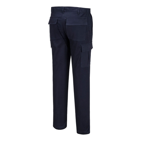 Pantalon de travail slim stretch multipoches Marine – Portwest S231NVR