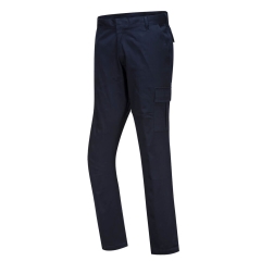 Pantalon de travail slim stretch multipoches Marine – Portwest S231NVS