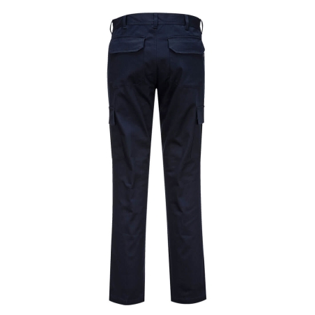 Pantalon de travail slim stretch multipoches Marine – Portwest S231NVS