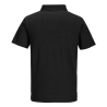 Polo jersey léger coupe ajustée col tricoté Noir – Portwest L210, boîte de 48 pièces
