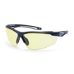 Lunettes de sécurité demi-monture légère et flexible Ambre – Portwest PS36, sachet de 12