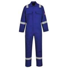 Combinaison de travail ignifugée haute visibilité FR Bizweld Iona Bleu royal – Portwest BIZ5