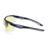 Lunettes de sécurité demi-monture légère et flexible Ambre – Portwest PS36, sachet de 12