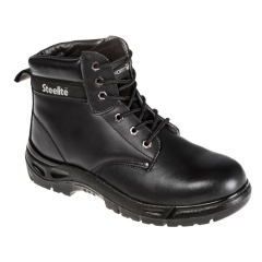 Brodequin de sécurité S3 embout et intercalaire acier Noir – Portwest FW03