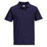 Polo jersey léger coupe ajustée col tricoté Marine – Portwest L210, boîte de 48 pièces