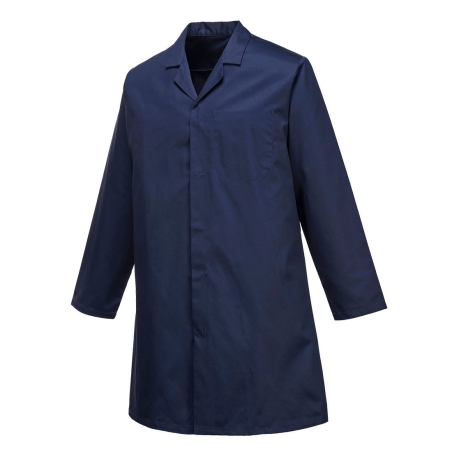 Blouse agroalimentaire homme polycoton 1 poche Marine – Portwest 2202NAR