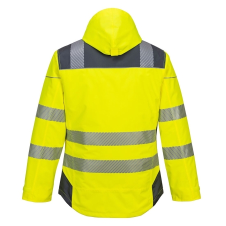 Parka haute visibilité hiver isolante classe 3 Jaune/gris – Portwest T400