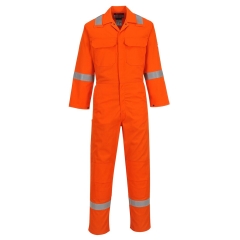 Combinaison de travail ignifugée haute visibilité FR Bizweld Iona Orange coupe longue – Portwest BIZ5