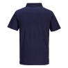 Polo jersey léger coupe ajustée col tricoté Marine – Portwest L210, boîte de 48 pièces