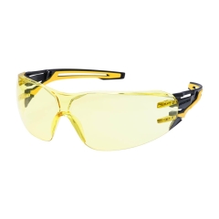 Lunettes de protection enveloppantes design profilé Ambre – Portwest PR01