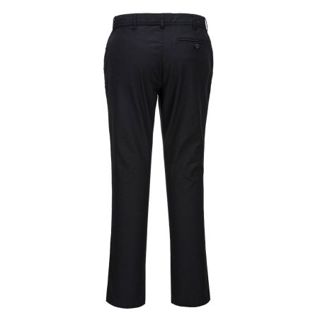 Pantalon chino slim stretch coupe contemporaine Noir – Portwest S232