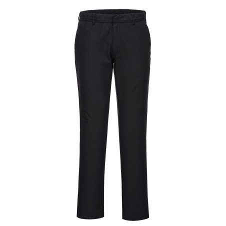 Pantalon chino slim stretch coupe contemporaine Noir – Portwest S232