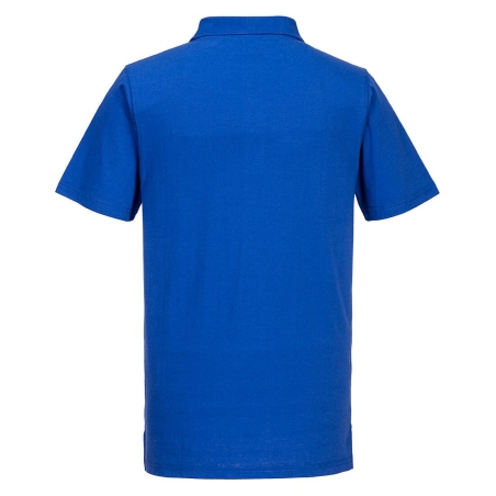 Polo jersey léger coupe ajustée col tricoté Bleu royal – Portwest L210, boîte de 48 pièces