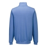 Sweat-shirt zippé antistatique ESD en coton et fibre de carbone Bleu hamilton – Portwest AS25